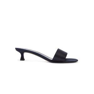 The Row Combo Kitten Heel in Navy